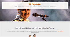 Desktop Screenshot of mayrhofner.at